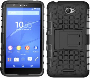 DMG Back Cover for Sony Xperia E4 Premium Firm Grip Heavy Duty Kickstand Case for Sony Xperia E4 (Black) DMG : Flipkart.com