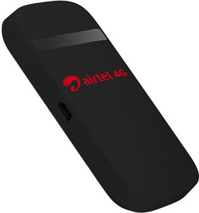 Airtel 4g Hotspot 21.6 Mbps Data Card ,Calls not Supported(Black)