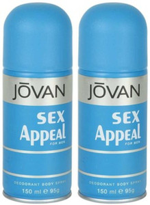 Jovan Sex Appeal Deodorant Spray 150ml Body Mist - For Men - Price in