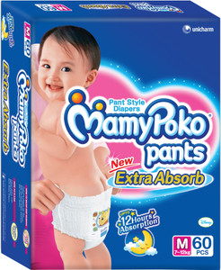 MamyPoko Pants Diaper - M - Buy 60 MamyPoko Pant Diapers for babies