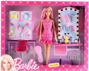 Blonde Barbie Salon Playset 