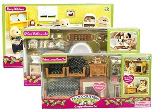 Calico Critters Deluxe Living Room Set Age 3 ~ NEW 