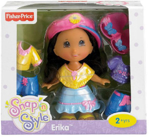 FISHER-PRICE Snap n Style Doll - Erika - Snap n Style Doll - Erika ...