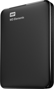 WD Elements 1 TB External Hard Drive(Black)