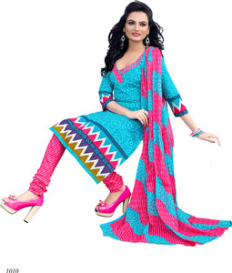 Minu Suits Cotton Blend Printed Salwar