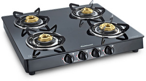 sunflame crystal plus 4 burner bk manual gas stove
