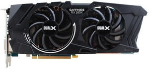 Sapphire Dual-x R9 280X Radeon DDR5 3 GB AMD/ATI Chipset 384 bit 900 MHz Graphics Card