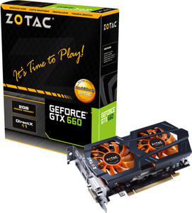 ZOTAC GTX660 192-bit DDR5 2 GB NVIDIA Chipset 192 bit 993 MHz Graphics Card
