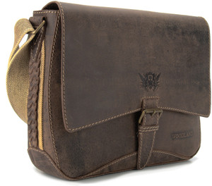 Buy WOODLAND Men Brown Messenger Bag 