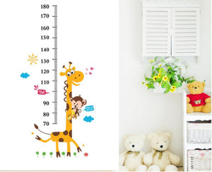 Shrih 50 cm 'Kids Giraffe Height Chart' Wall Sticker Non-Reusable