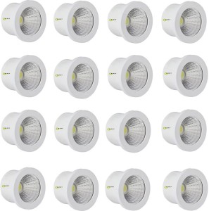 Opwekking Geld rubber ras GALAXY 1 Watt LED COB Spot Light (Warm Light) round pack of 16 Recessed  Ceiling Lamp Price in India - Buy GALAXY 1 Watt LED COB Spot Light (Warm  Light) round pack