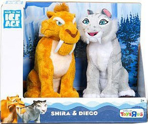 TPF Toys Ice Age Continental Drift Movie Plush 2Pack Shira Diego - 9 inch - Ice  Age Continental Drift Movie Plush 2Pack Shira Diego . Buy Shiro, Diego toys  in India. shop