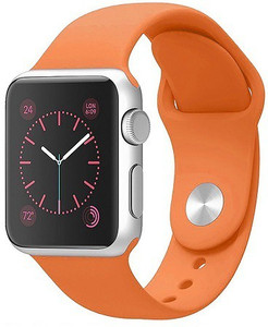 orange smart watch