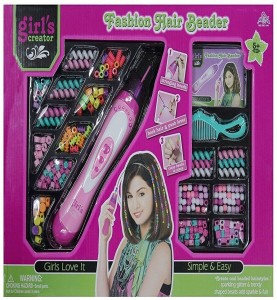 Taaza Garam Kids Girls fashion Hair Beader For Cool 5 years girls Beaded Hair  Style (No Batteries Required) - Gift Toy Hair Accessory Set Price in India  - Buy Taaza Garam Kids