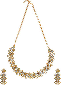 Zaveri pearls zinc jewel set clearance
