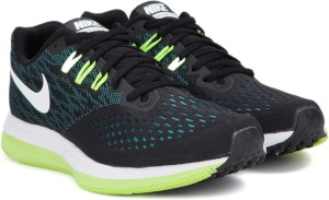 NIKE WINFLO 4 Running Shoes For Men - Buy BLUE-VOLT Color NIKE ZOOM WINFLO 4 Shoes For Men Online at Best Price - Online for Footwears in India