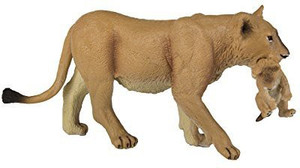 Safari Ltd Lioness With Cub Figure - Lioness With Cub Figure . Buy