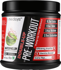 Medisys Double Up Pre Workout Watermelon Bcaa Price In India Buy Medisys Double Up Pre Workout Watermelon Bcaa Online At Flipkart Com