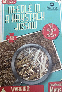 Mensa needle in a haystack jigsaw Clearance