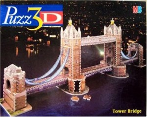 Complete Puzz 3D 819 Parts Tower Bridge By MB 