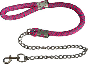 pink chain leash