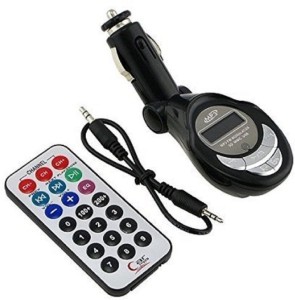 EElabper Bluetooth Transmitter Car Radio Wireless Mp3 Player C57 Car Adpater USB Flash Drive Black 