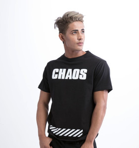 Lionize Printed Men Round or Crew Black 
