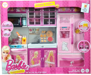 Barbie kitchen set outlet flipkart