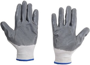 klaxon nylon safety hand gloves