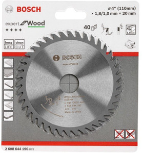 BOSCH 4'' x 40 TCT Circular Saw Blades 