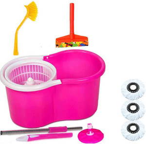 CREZON CLASSIC THUNDER MOP With 3 Refills With Sink Cleaner With Sink crezon-classic-thunder-mop-with-3-refills-with-sink-cleaner-with-sink