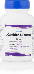 healthvit l carnitine L-Carnitine & L-Tartrate 500mg 60 Tablets Price in India Flavor:Northern lights allen + roth Thomas chlorrela