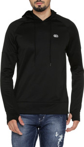 Sleeve Solid Men Sweatshirt