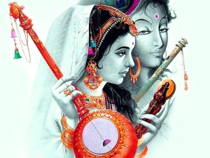 Meerabai And God Krishna Paintings HD Wallpaper ON LARGE PRINT 36X24 INCHES  Photographic Paper - Art & Paintings posters in India - Buy art, film,  design, movie, music, nature and educational paintings/wallpapers