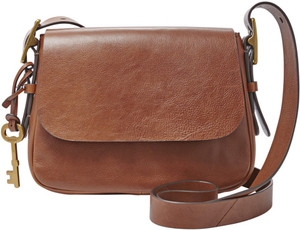 fossil brown sling bag