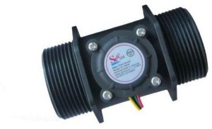 min G1.5 Pipeline Water Flow Sensor wechseln Meter Durable Schwarz 5-150L