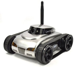 I_spy Mini Wilreless Spy Tank Rc Car with 0.3mp Hd Camera 