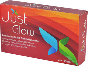 just glow glutathione MedEssentia Just Glow Skin Glow Pills Price in India