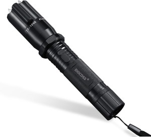 DOCOSS 288- 3 in 1 Rechargeable Self Defence Safety Taser Baton Shock (Stun  Gun + Led Flashlight+ Laser light) Torch Price in India - Buy DOCOSS 288- 3  in 1 Rechargeable Self