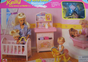 Barbie store crib set