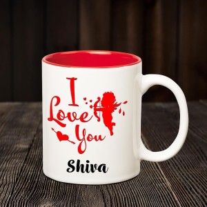 CHANAKYA I Love you Shiva romantic inner red coffee name mug Ceramic Coffee  Mug Price in India - Buy CHANAKYA I Love you Shiva romantic inner red  coffee name mug Ceramic Coffee