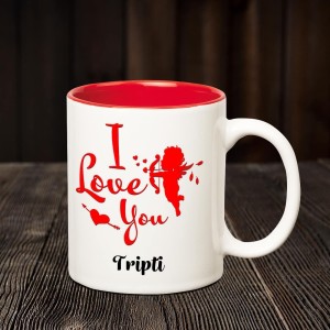 CHANAKYA I Love you Tripti romantic inner red coffee name mug Ceramic  Coffee Mug Price in India - Buy CHANAKYA I Love you Tripti romantic inner  red coffee name mug Ceramic Coffee