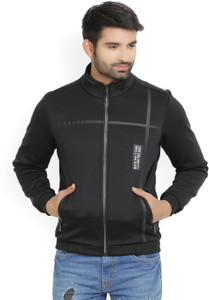 Sleeve Solid Men Jacket 
