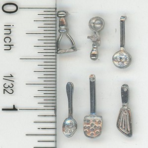 Dollhouse Miniature Metal ScaleSet of 3