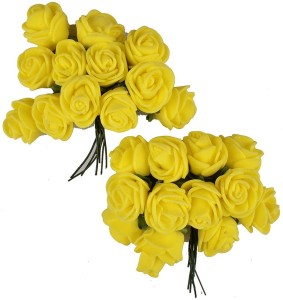Confidence Wedding Hair Accessories (SET OF 24 FLOWERS) (Yellow) Hair  Accessory Set Price in India - Buy Confidence Wedding Hair Accessories (SET  OF 24 FLOWERS) (Yellow) Hair Accessory Set online at 