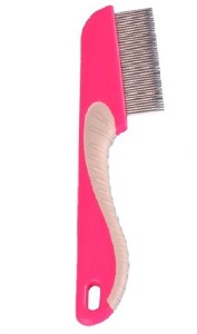 FANZHOU Cat Dog Pet Flea Comb Remover Fur Detangling Tool Dog Hair Brush with Fine Comb Teeth for Long Hair and Knots 