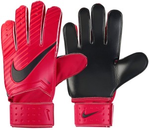 nike football gloves red and black