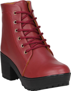 FASHIMO Women Casual Boots Boots For Women Buy Maroon Color