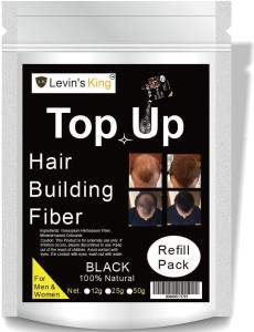 Levins King Hair Building Fiber, Hair concealer Refill Pack Use For Caboki,  Regrowth  Color Pack of 1 - Price in India, Buy Levins King Hair  Building Fiber, Hair concealer Refill Pack