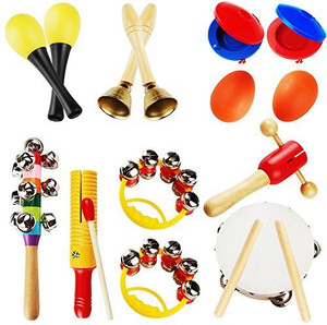 LoveinDIY Vibraslap Percussion Musical Instrument for Kids Preschool Educational Toys 